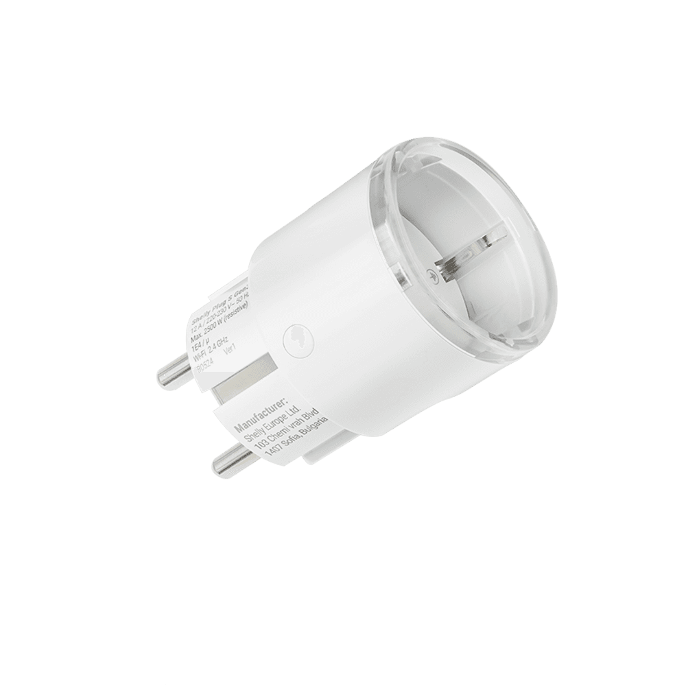 Shelly Plus Plug S smart plug with energy monitoring